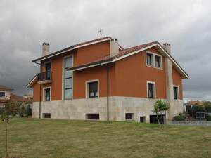 Fachada trasera   :Vivienda-Unifamiliar 