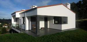Fachada principal  y lateral   3 : Vivienda-Unifamiliar 