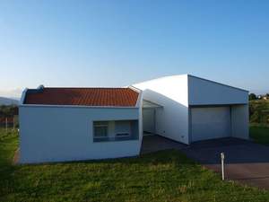 Fachada trasera : Vivienda-Unifamiliar 