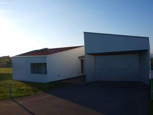 Fachada trasera 2  : Vivienda-Unifamiliar 
